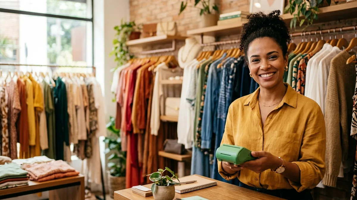 Maquininha para loja de roupas: parcelar e vender mais